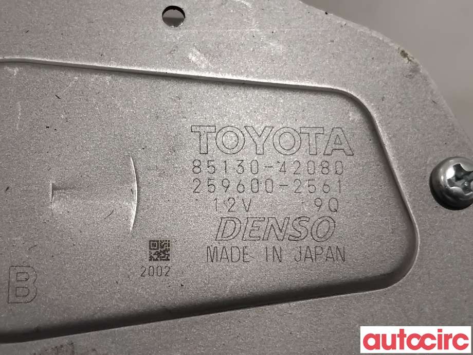 Viskermotor bakrute til Toyota RAV4 2013-2015 (Type IV, Fase 1)  (TOYOTA|8513042080|259600-2561|85130-42080)