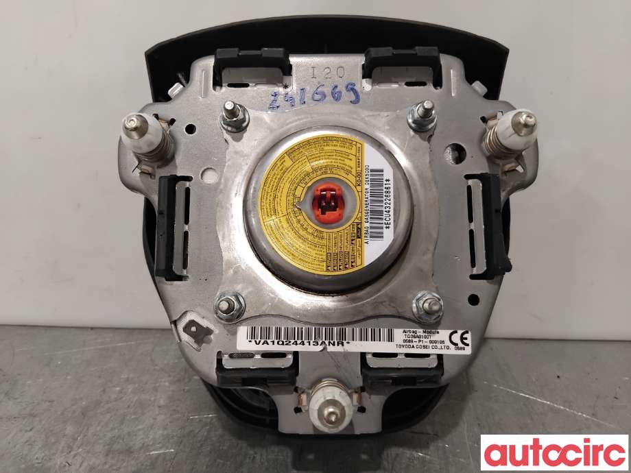 Airbag rattpute til Toyota RAV4 2013-2015 (Type IV, Fase 1)  (TOYOTA|4513042201C0|TG09A01001|)