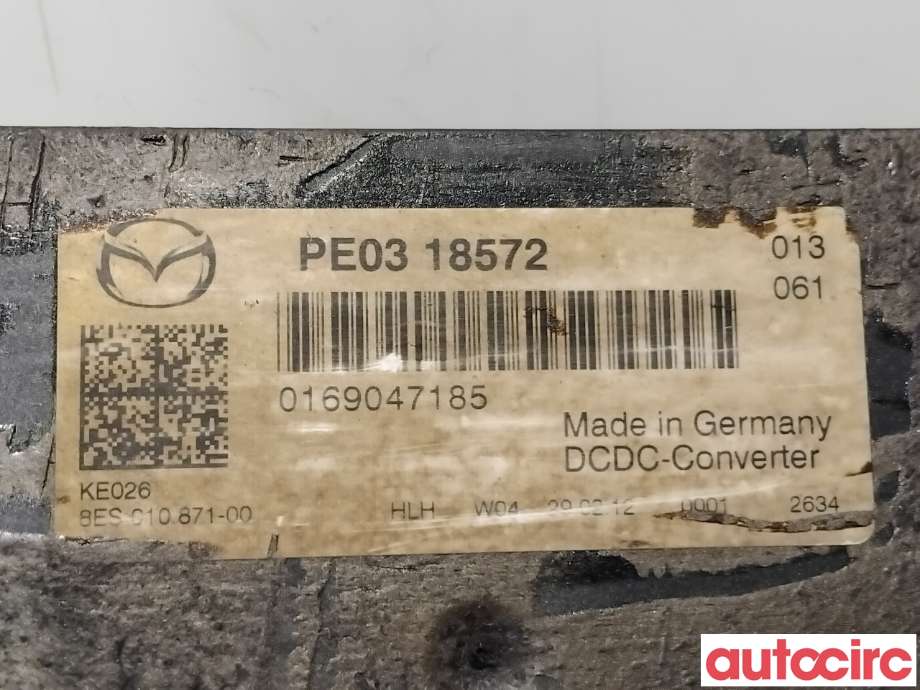 Styreenhet diverse til Mazda 6 2013-2015 (Type III, Fase 1)  (MAZDA|P5E1-18-572|8ES010871-00|PE03-18572)