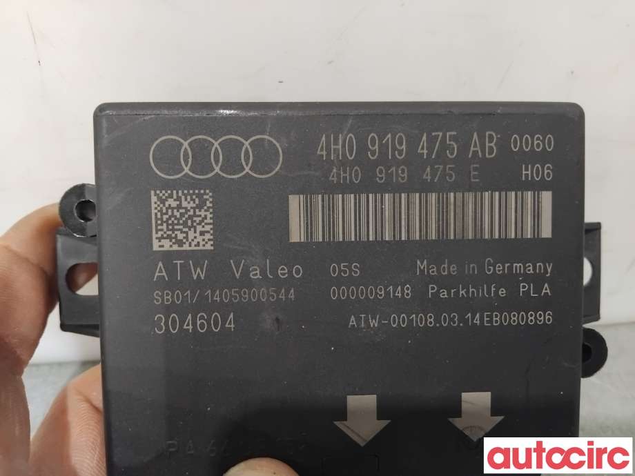 Styreenhet parkering til Audi A6 2014-2018 (Type IV, Fase 2) (C7) (C7) (AUDI|4H0919475AB|304604|4H0919475AH)