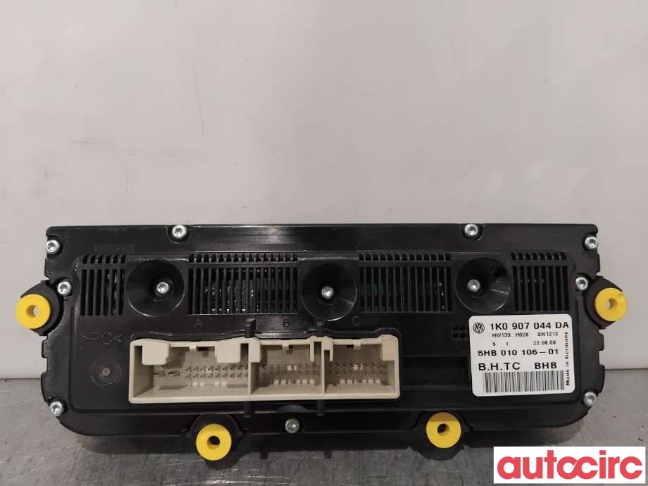 Varmeapparat betjening til VW Touran 2007-2010 (Type I, Fase 2)  (VOLKSWAGEN|1K0907044DA|5HB010106-01)