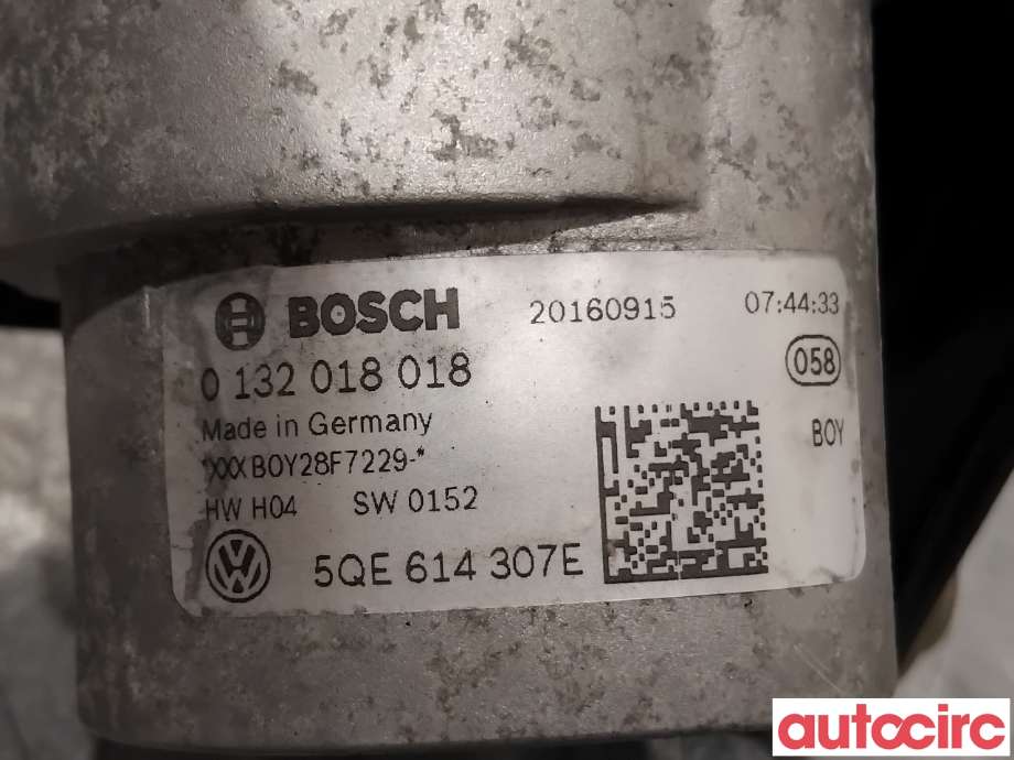 Bremsefordeler til Audi A3 2016-2020 (Type III, Fase 2)  (AUDI|5QE614307E|0132018018|5QE614307H)
