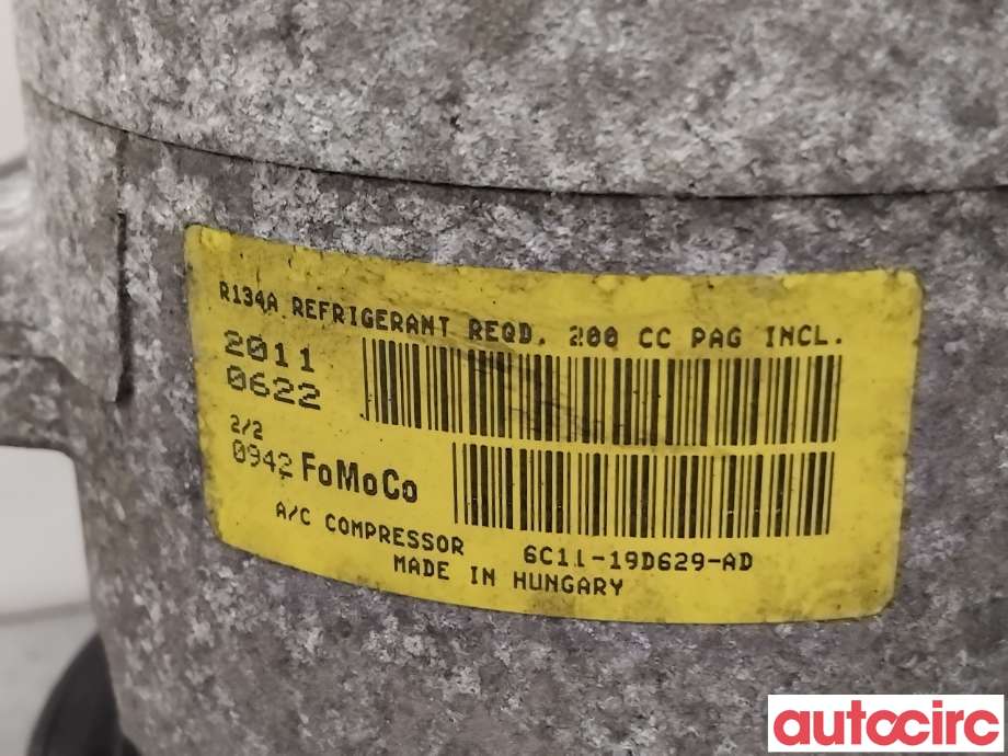 Aircondition kompressor til Peugeot Boxer 2007-2013 (Type III, Fase 1)  (PEUGEOT|6453SS||6C11-19D629-AD)