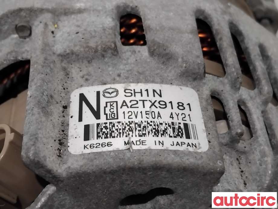 Dynamo til Mazda 6 2015-2018 (Type III, Fase 2)  (MAZDA|SH1N-18-300A|A2TX9181|SH1N)