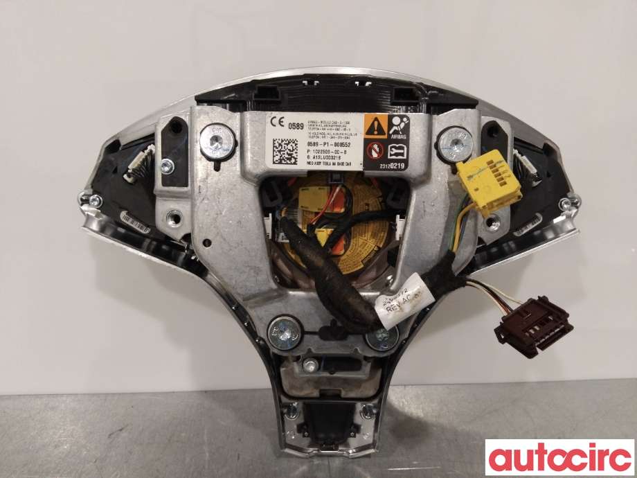Airbag rattpute til Tesla Model S 2013-2016 (Fase 1)  (TESLA|1022506-00-B|)