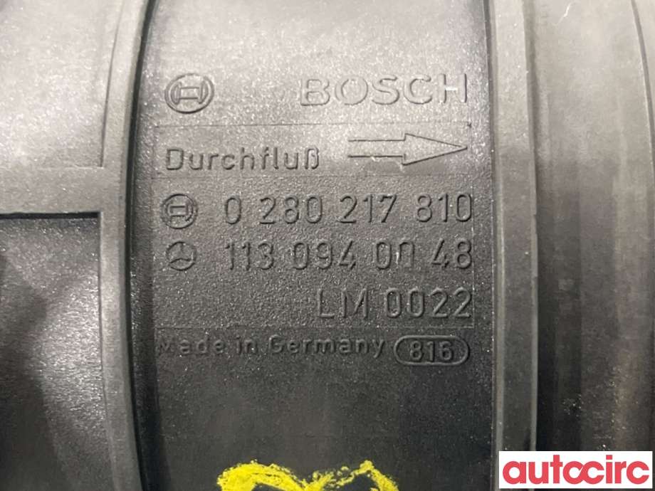 Luftmengde/luftmassemåler til Mercedes CLK 2002-2009 (C209) (C209) (MERCEDES|A1130940048|0280218810|1130940048)