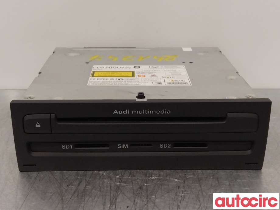 Bilstereo til Audi A8 2010-2013 (Type III, Fase 1) (AUDI|4H0035670N)