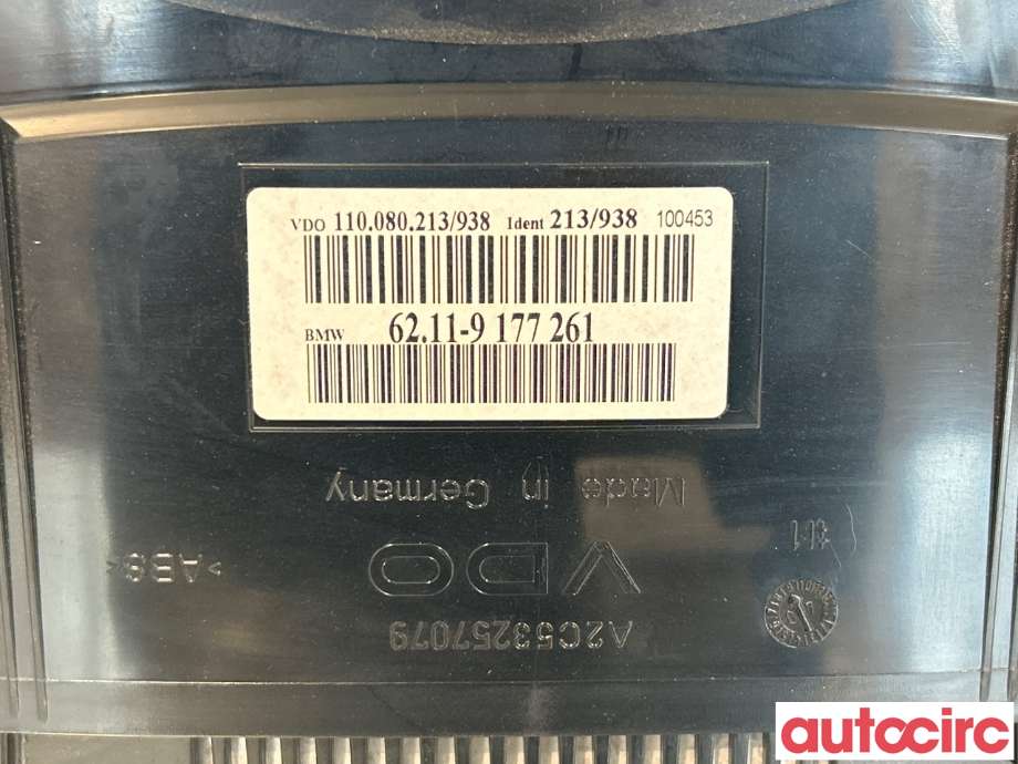 Instrumentpanel til BMW 5-Serie 2003-2010 (E60/E61) (E60/E61) (BMW|62109194889|62119177261)