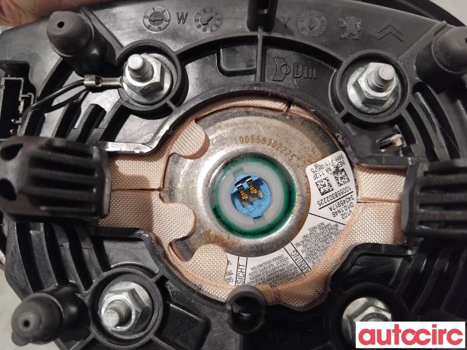 Airbag rattpute til Peugeot 3008 2009-2016 (Type I)  (PEUGEOT|4112PF|CA351370ZE|96845302ZE)