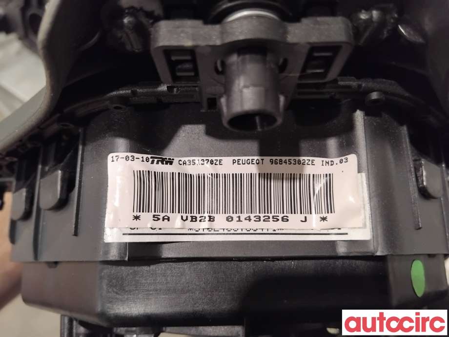 Airbag rattpute til Peugeot 3008 2009-2016 (Type I)  (PEUGEOT|4112PF|CA351370ZE|96845302ZE)