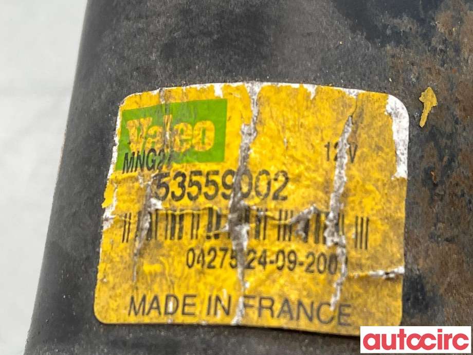 Viskermotor frontrute til Citroën C3, Pluriel 2003-2010  (CITROEN|6401F4|53559002)