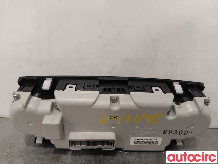 Varmeapparat betjening til Honda CR-V 2007-2012 (Type III)  (HONDA|79600-SWY-G42ZA||79600SWYG4)