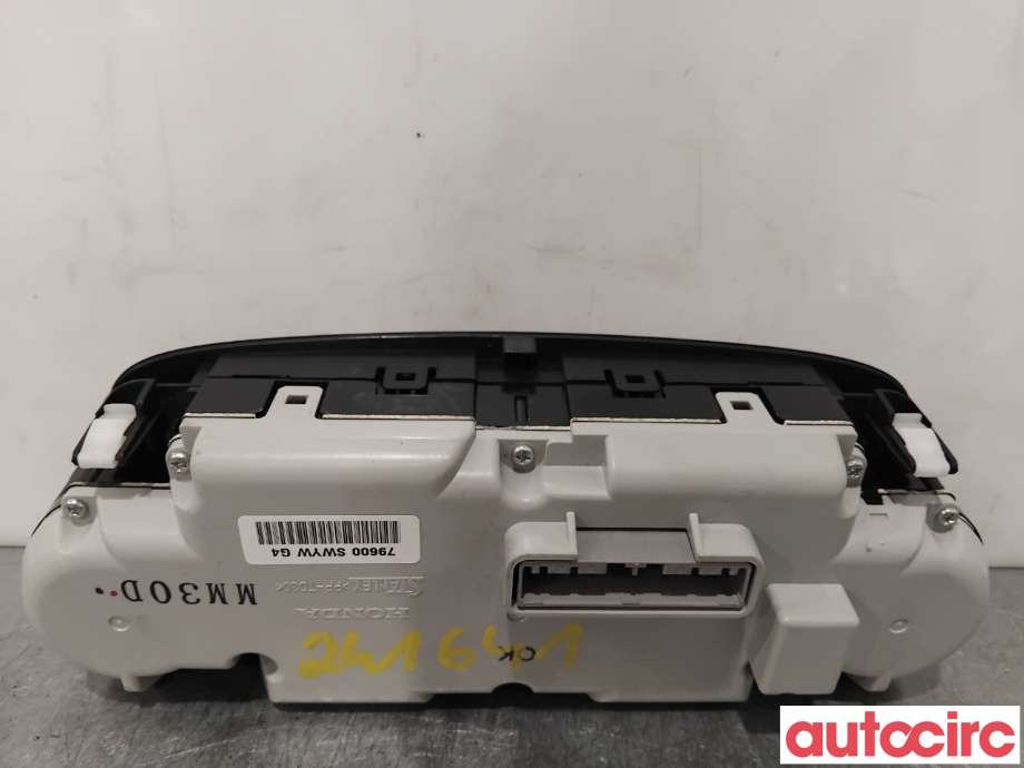 Varmeapparat betjening til Honda CR-V 2007-2012 (Type III)  (HONDA|79600-SWY-G42ZA||79600SWYG4)