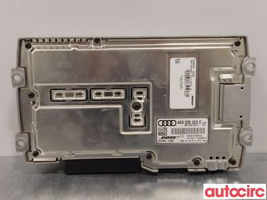 Bilstereo forsterker til Audi A8 2010-2013 (Type III, Fase 1)  (AUDI|4G0035223C)