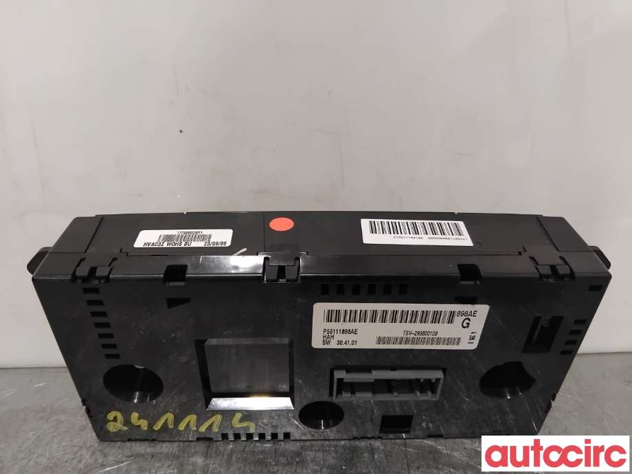 Varmeapparat betjening til Dodge Journey 2008-2010  (DODGE|55111898AB|095800109|55111898AE)