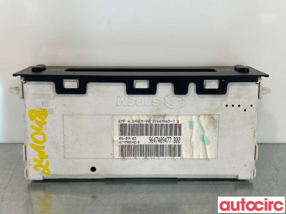 Diverse deler til Citroën C3, Pluriel 2003-2010  (CITROEN|6155GJ|9647409477)