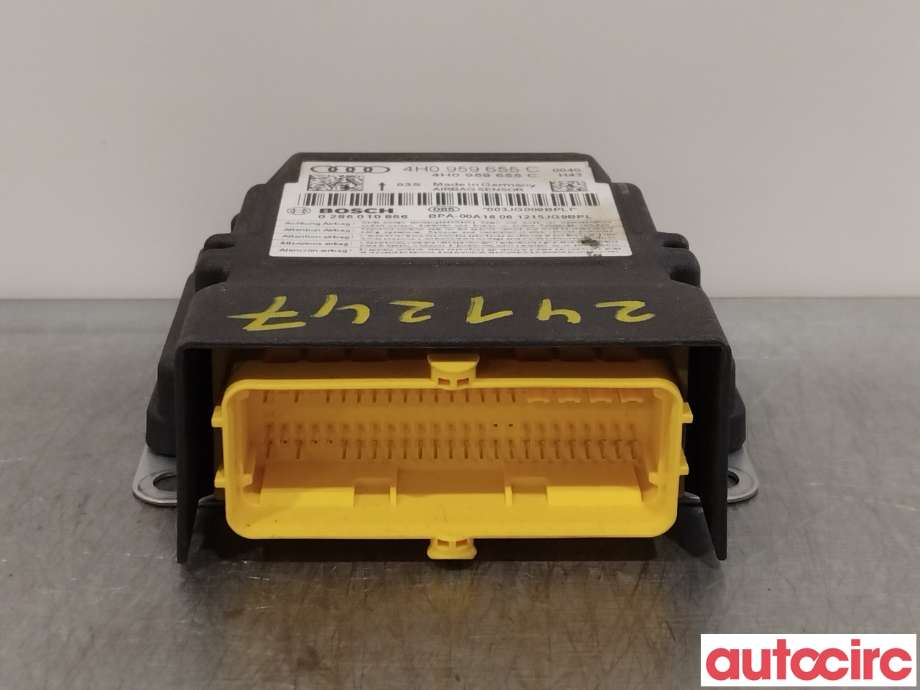 Airbag elektronikk til Audi A8 2010-2013 (Type III, Fase 1)  (AUDI|4H0959655C)