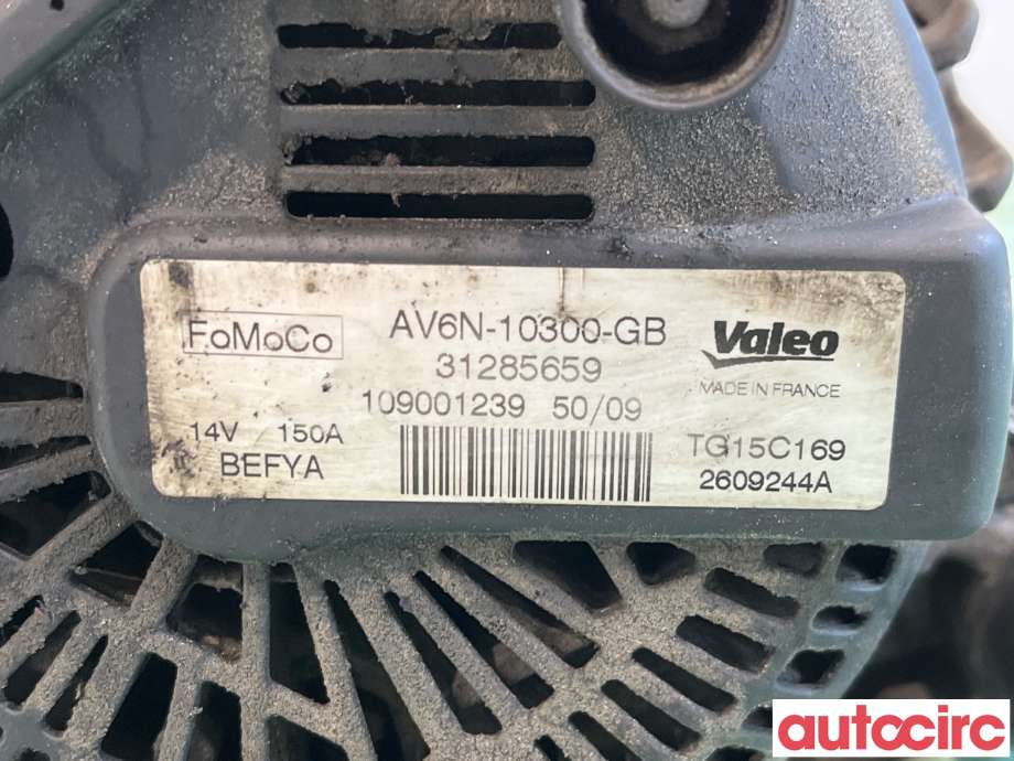 Dynamo til Ford Fiesta 2008-2012 (Type VI, Fase 1)  (FORD|2260730|TG15C169|1857696)