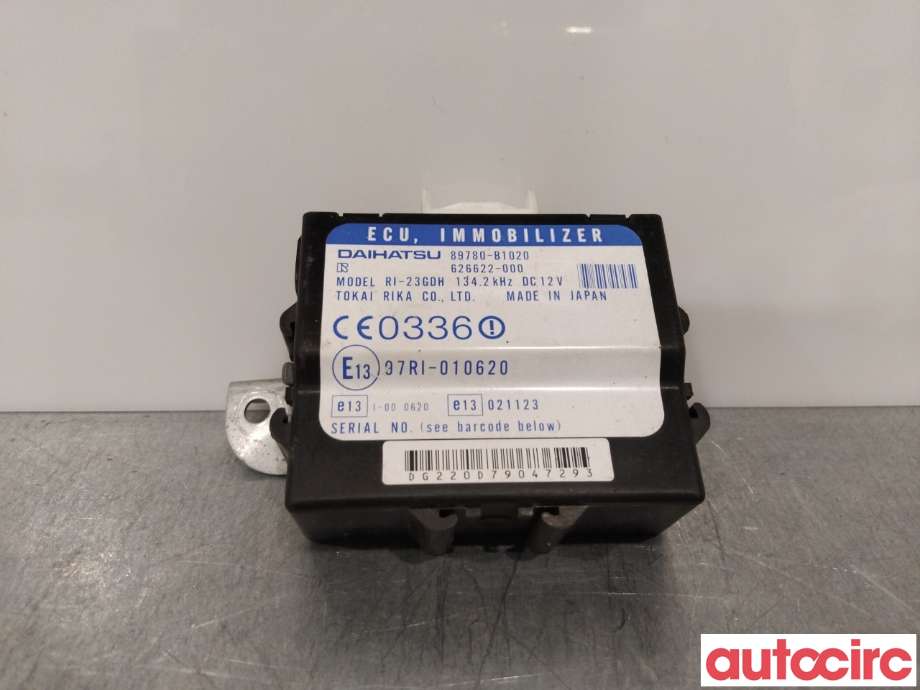 Styreenhet diverse til Subaru Justy 2003-2007 (Type III) (SUBARU|NO NR|626622-000|89780-B1020)