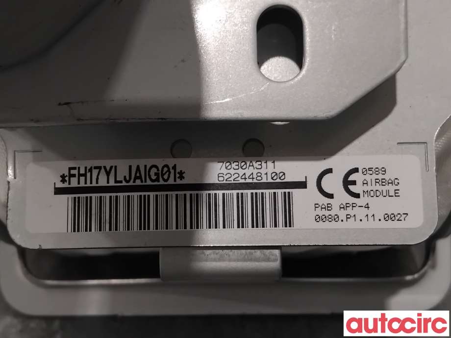Airbag passasjer til Mitsubishi Outlander 2015-->> (Type III, Fase 2)  (MITSUBISHI|7030A311|)