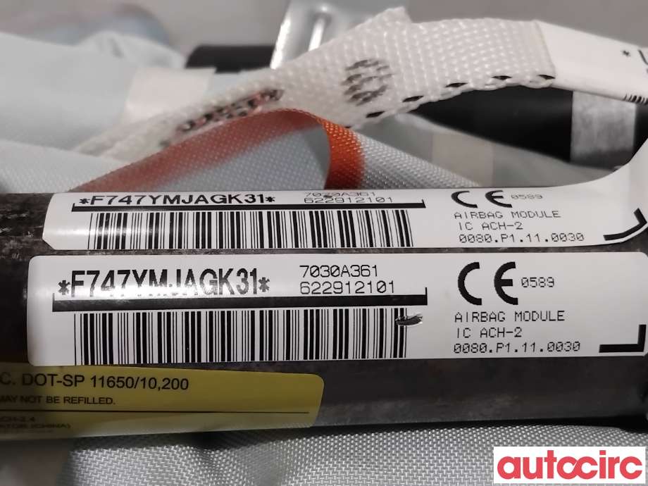 Airbag gardin venstre til Mitsubishi Outlander 2015-->> (Type III, Fase 2)  (MITSUBISHI|7030A361|)