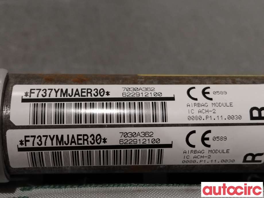 Airbag gardin høyre til Mitsubishi Outlander 2015-->> (Type III, Fase 2)  (MITSUBISHI|7030A362|)