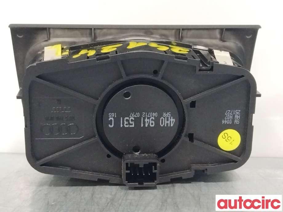 Bryter lys til Audi A8 2010-2013 (Type III, Fase 1)  (AUDI|4H0941531C)