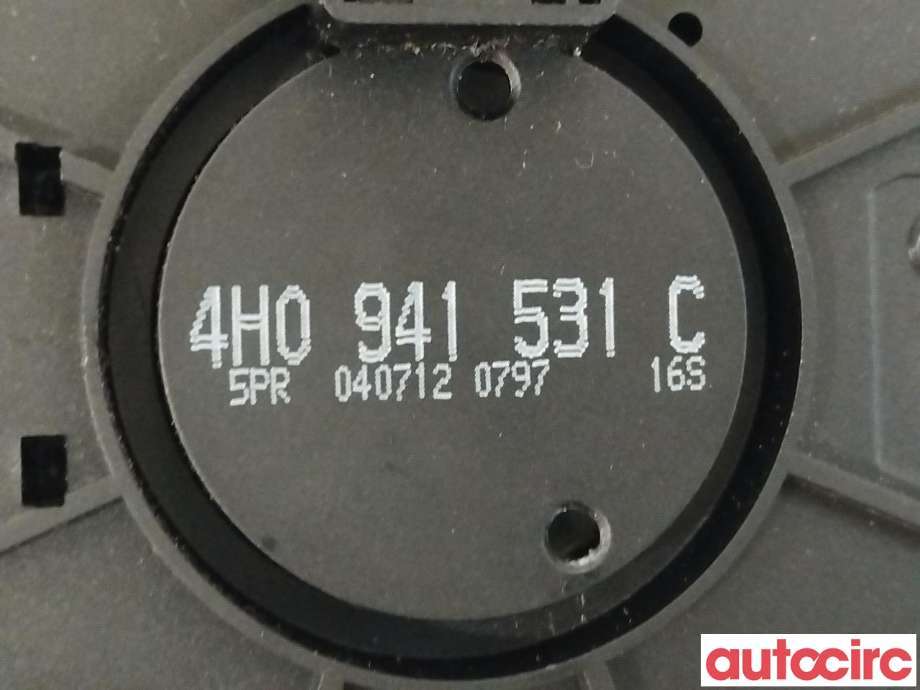 Bryter lys til Audi A8 2010-2013 (Type III, Fase 1)  (AUDI|4H0941531C)