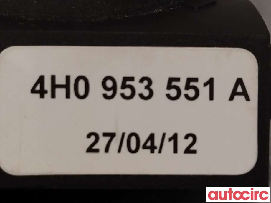 Bryter diverse til Audi A8 2010-2013 (Type III, Fase 1)  (AUDI|4H0953551A)