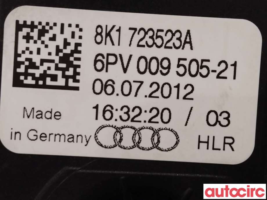 Pedal gass til Audi A8 2010-2013 (Type III, Fase 1)  (AUDI|8K1723523A)
