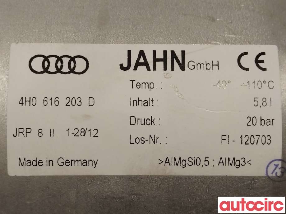 Diverse deler til Audi A8 2010-2013 (Type III, Fase 1)  (AUDI|4H0616203D)