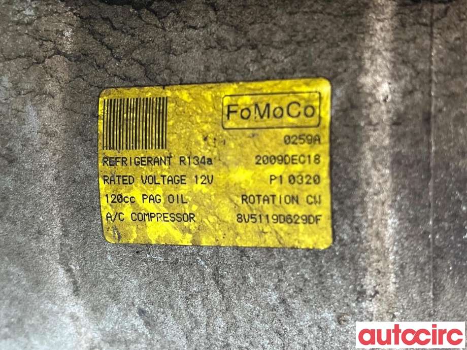 Aircondition kompressor til Ford Fiesta 2008-2012 (Type VI, Fase 1)  (FORD|1811104||8V5119D629DF)