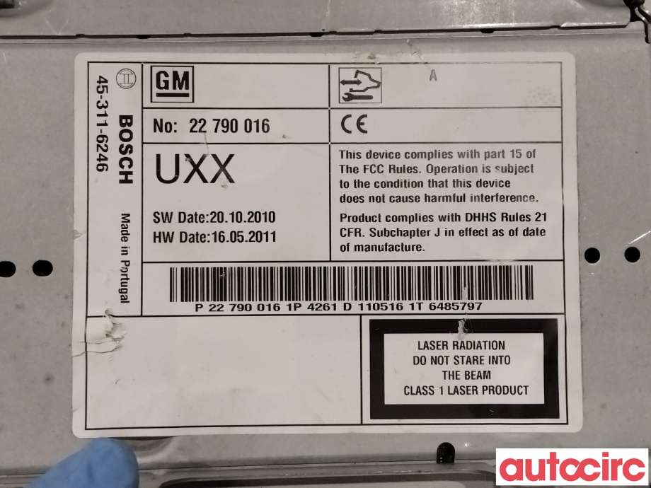 Bilstereo til Opel Insignia A 2009-2014  (OPEL|22790016|)