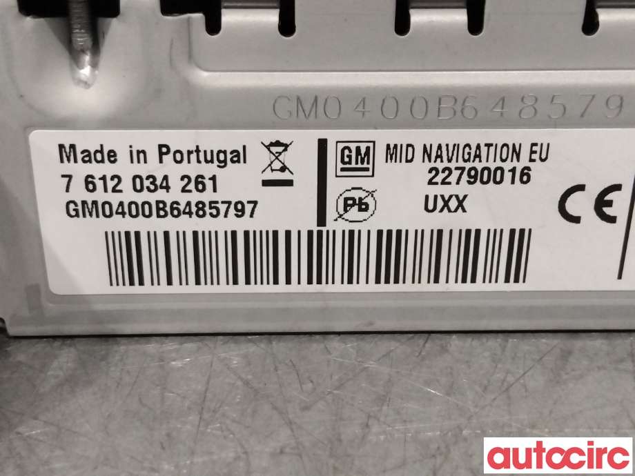 Bilstereo til Opel Insignia A 2009-2014  (OPEL|22790016|)