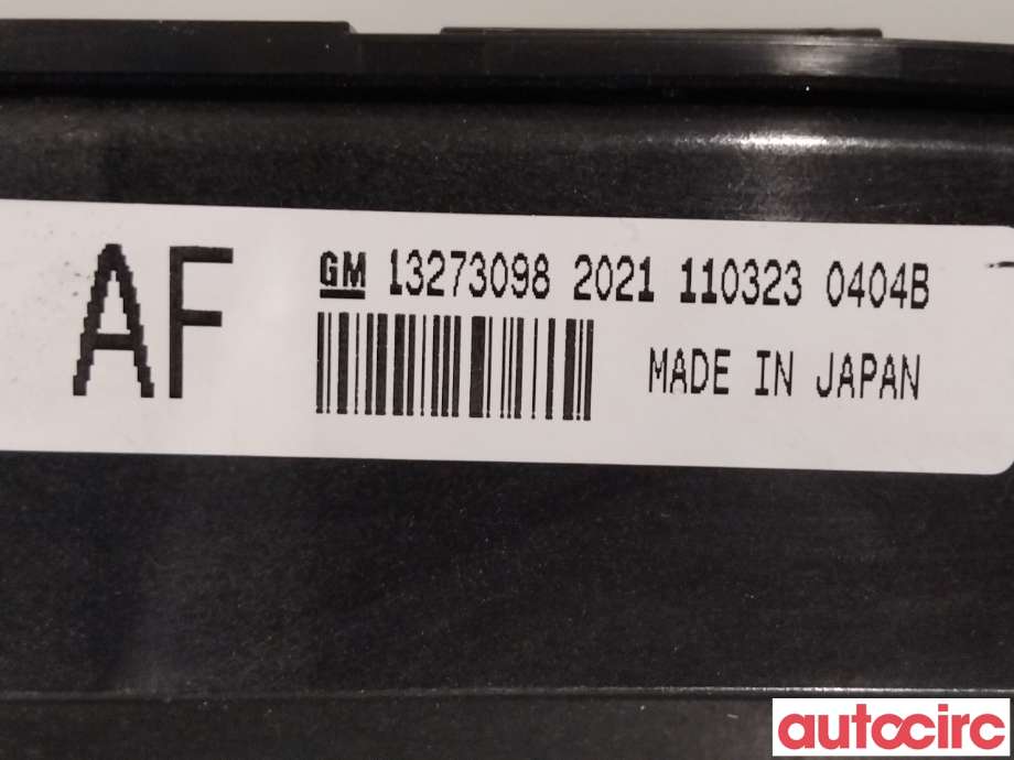 Varmeapparat betjening til Opel Insignia A 2009-2014  (OPEL|13273098|)