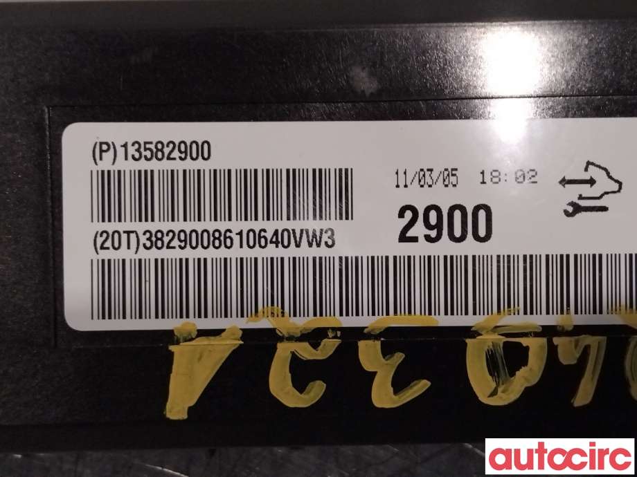 Styreenhet klima/aircondition til Opel Insignia A 2009-2014  (OPEL|13582900|)