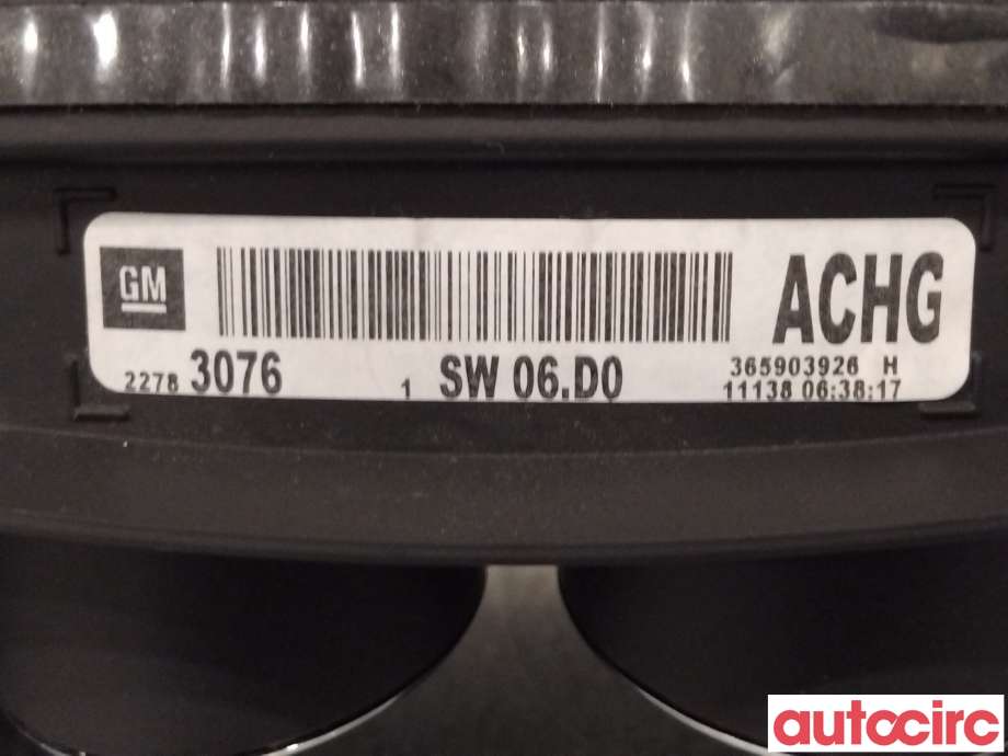 Instrumentpanel til Opel Insignia A 2009-2014  (OPEL|22783076|)