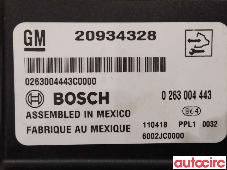 Styreenhet parkering til Opel Insignia A 2009-2014  (OPEL|22758028||23200004)