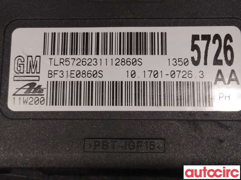 Sensor akselerasjonssensor/ESP DUO til Opel Insignia A 2009-2014  (OPEL|13505726|)