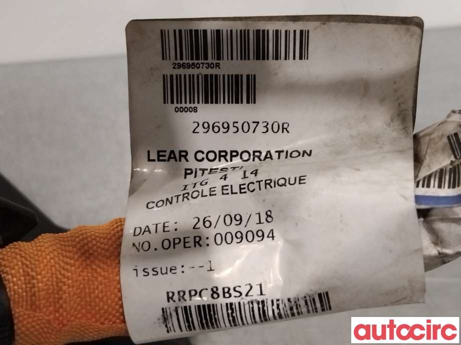 Kabel høy volt (HV) hybrid til Renault Zoe 2013-2019 (Fase 1)  (RENAULT|296950730R|)