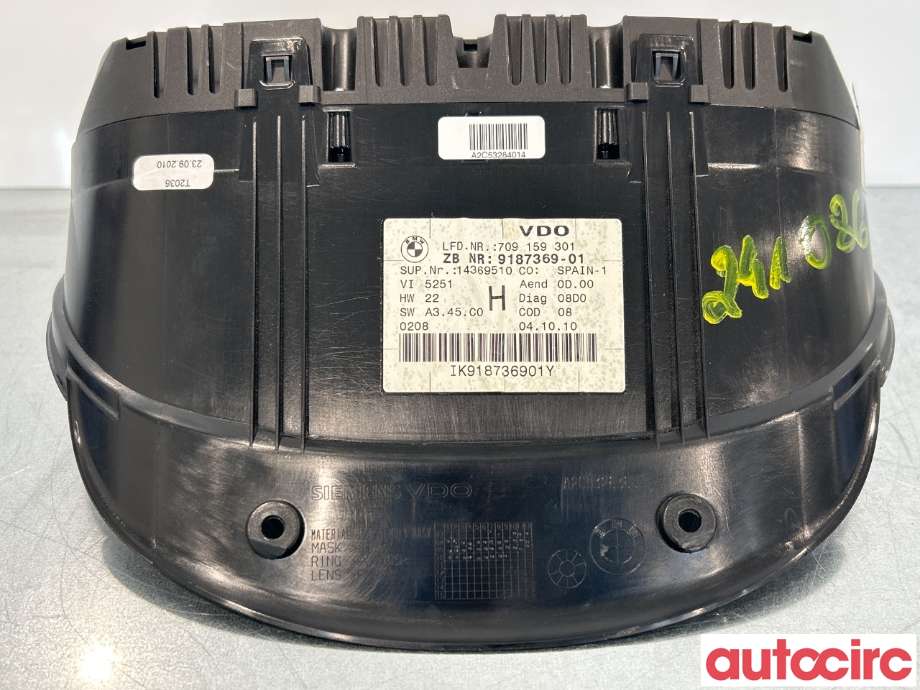 Instrumentpanel til BMW X1 2009-2015 (E84) (E84) (BMW|62109316127|709159301)