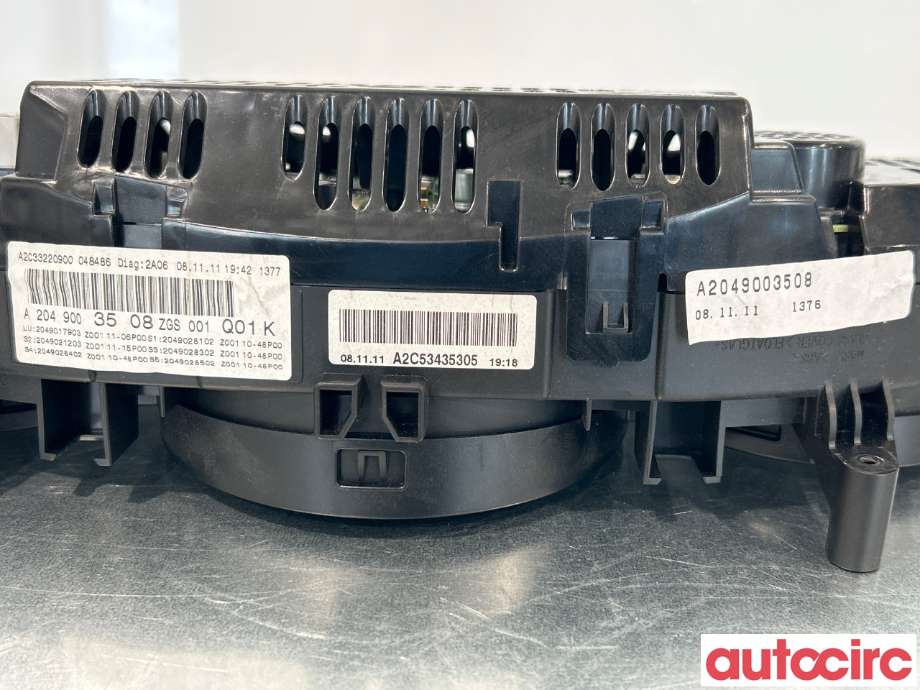 Multimedia display (MCU - Media Controller Unit) til Mercedes C-Klasse 2011-2014 (Fase 2) (W204) (W204) (MERCEDES|A2049003508)
