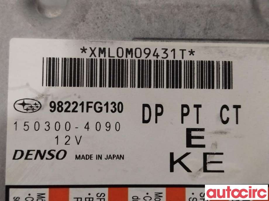 Airbag elektronikk til Subaru Impreza 2008-2012 (Type III) (SUBARU|98221FG130|)
