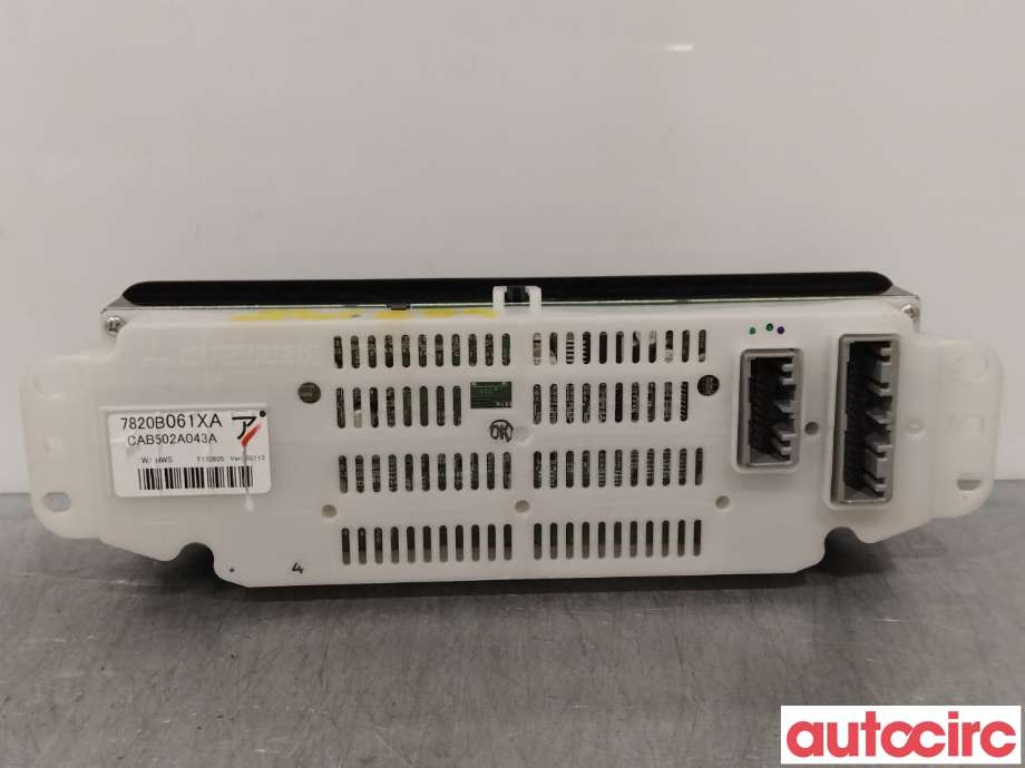 Varmeapparat betjening til Mitsubishi Outlander 2015-->> (Type III, Fase 2)  (MITSUBISHI|7820B061XA|CAB502A043A)