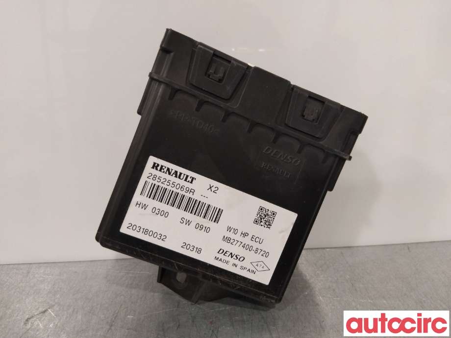 Styreenhet klima/aircondition til Renault Zoe, 2013-2019 (Fase 1)  (RENAULT|285255069R)