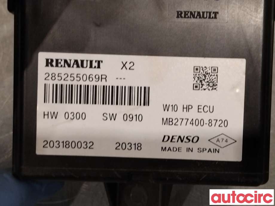 Styreenhet klima/aircondition til Renault Zoe 2013-2019 (Fase 1)  (RENAULT|285255069R|)