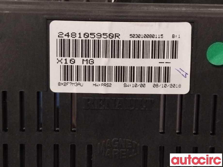 Instrumentpanel til Renault Zoe 2013-2019 (Fase 1)  (RENAULT|248105950R|)