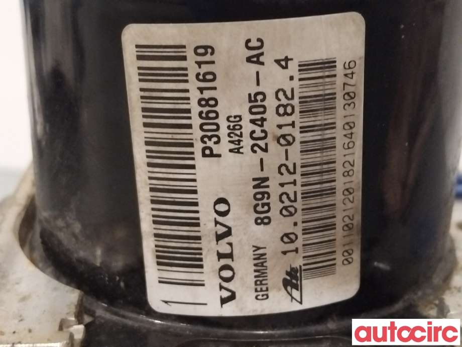 ABS sentral til Volvo V70 2007-2013 (Type III, Fase 1)  (VOLVO|31329140|100212-01824|30681619)