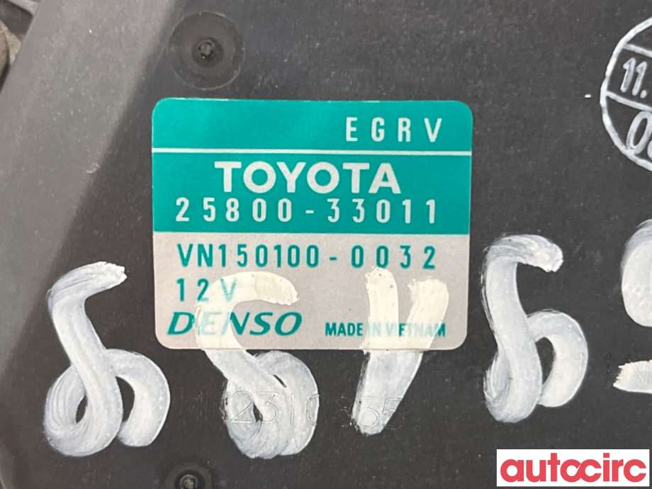 EGR-ventil til Subaru Trezia 2011-2013  (2580033011|VN150100-0032|25800-33011)