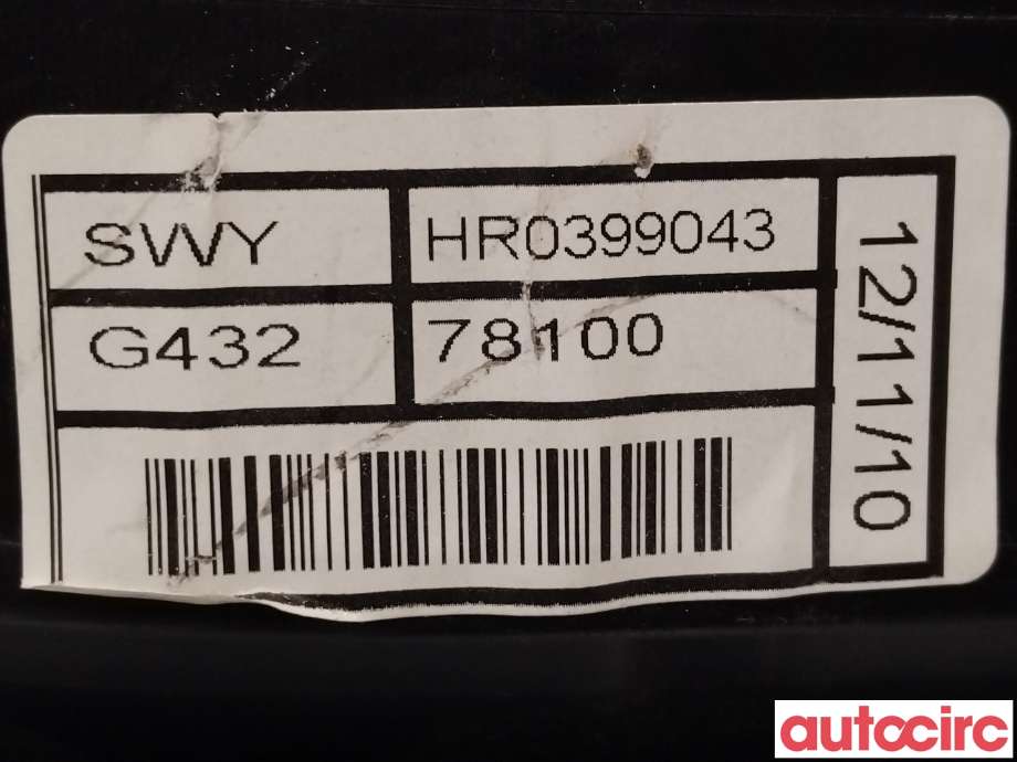 Instrumentpanel til Honda CR-V 2007-2012 (Type III)  (HONDA|78120SWYG43|78100SWYG432)